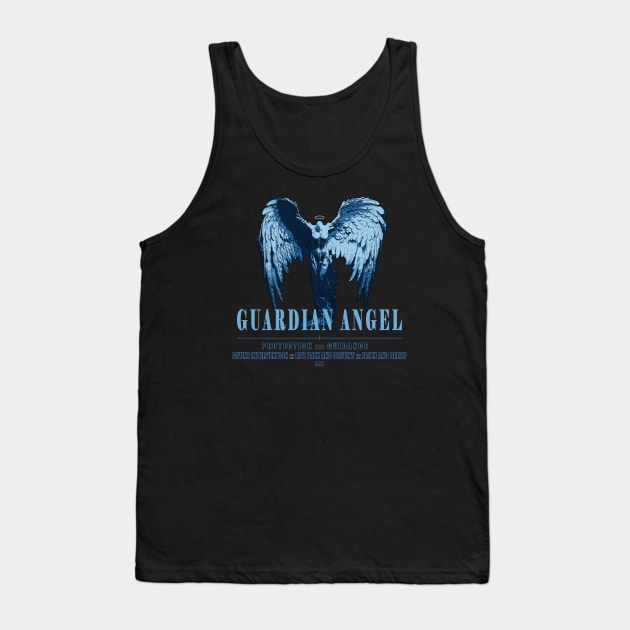 Guardian Angel, Angel Wings Tank Top by VoluteVisuals